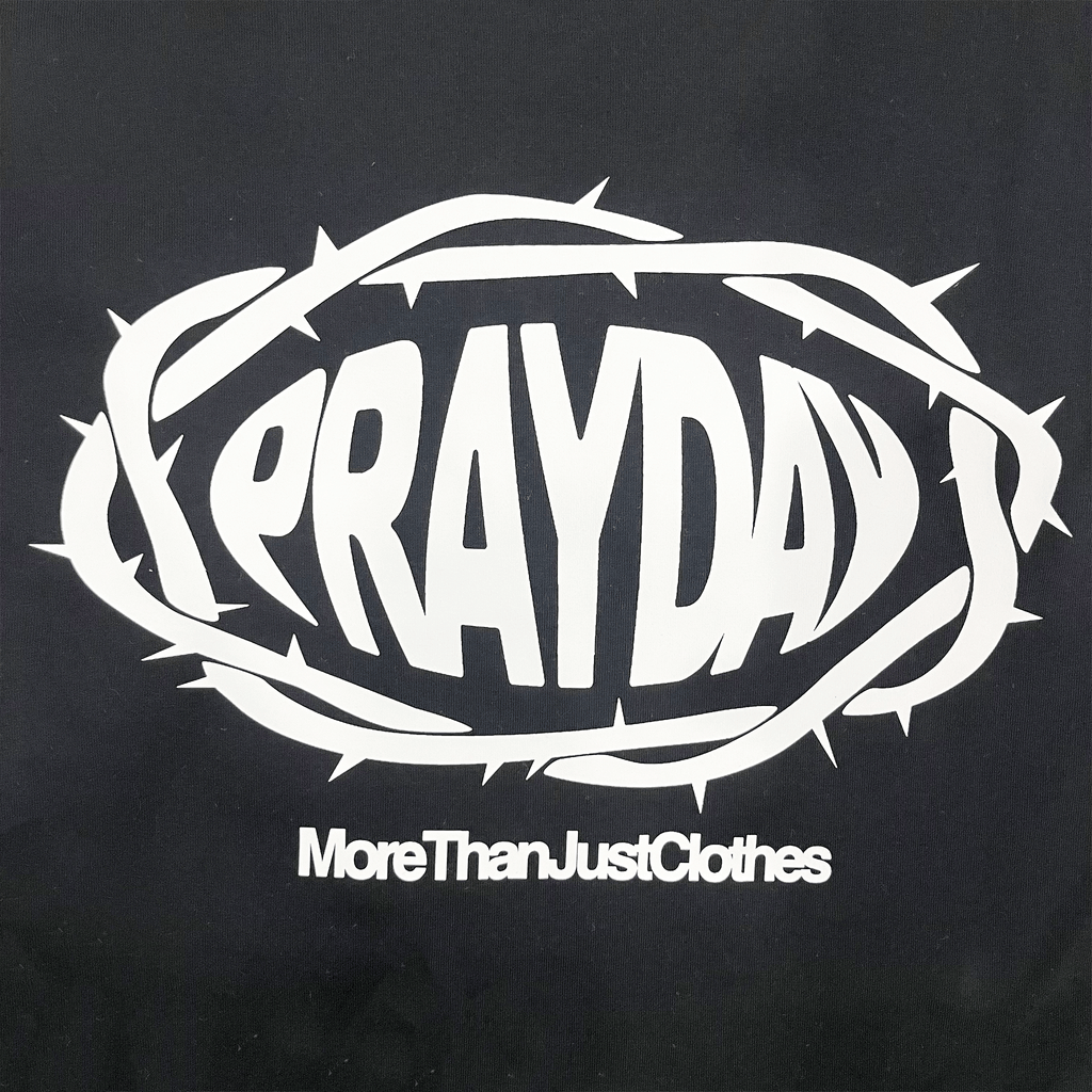 Black & White Crown Of Thorns Tee