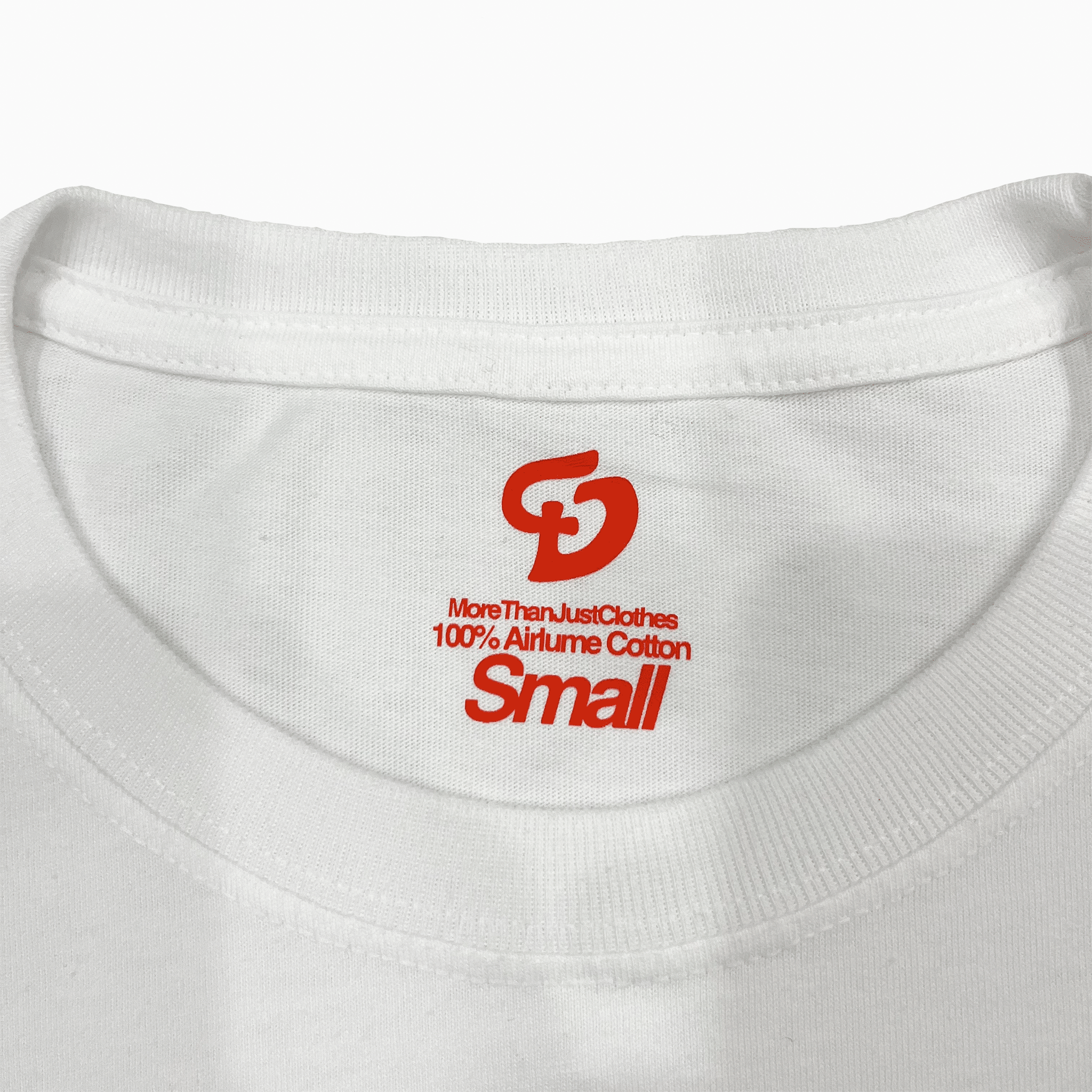 White & Red Crown Of Thorns Tee